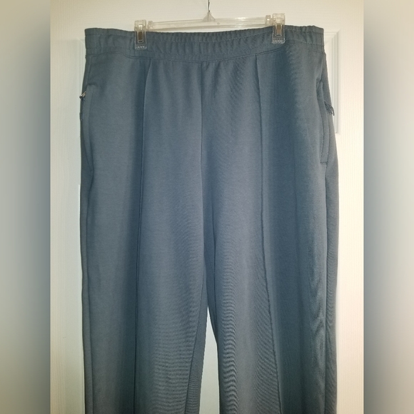 Women's Old Navy Ocean Shale Dynamic Fleece High Rise Wide Leg Pants XL - Picture 3 of 9